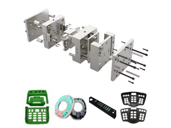 Polycarbonate Plastic Enclosure with Overmolding and Insert Molding Techniques Plastic Injection Tooling and Tooling Services