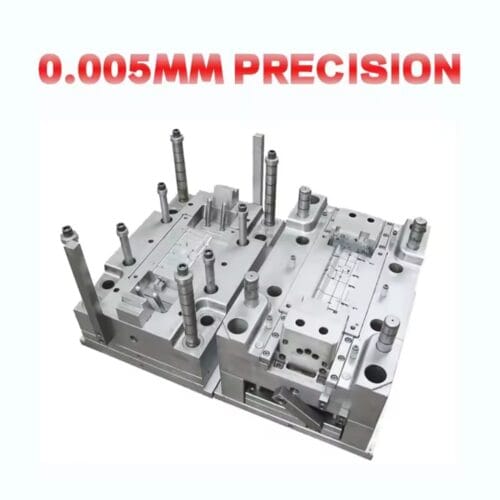 Plastic Enclosure Brass M3 M5 M8 Thread Insert Molded Double Color Injection Molding Overmolding Plastic Box Mold