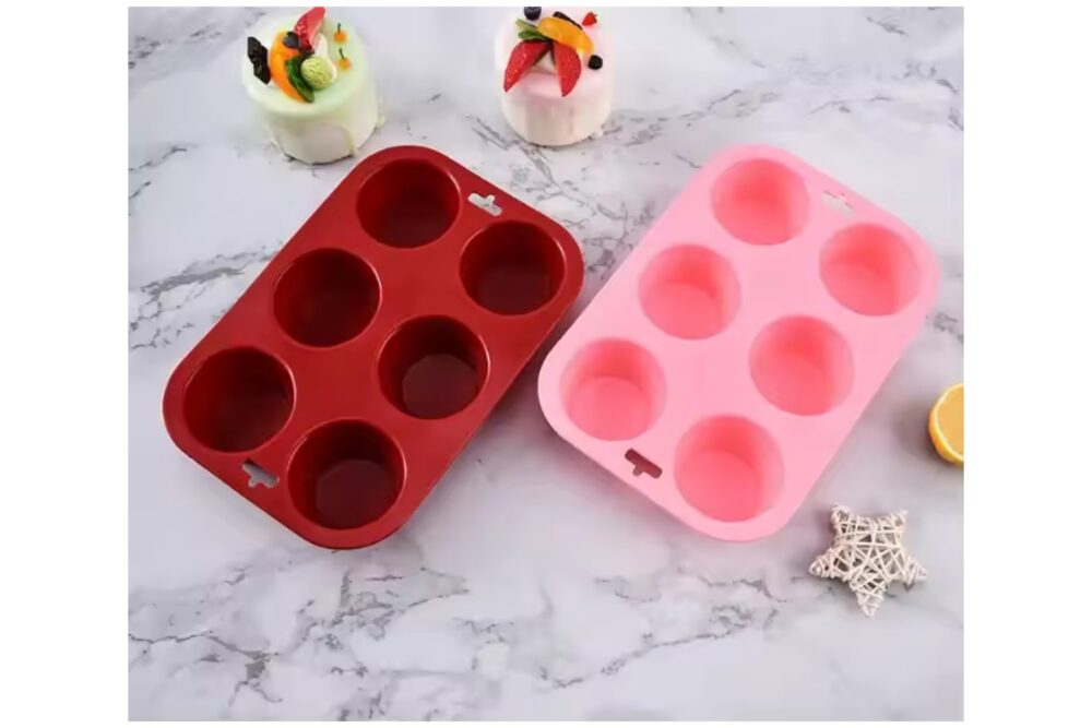 Low Price Custom Silicone Baking Mold Silicone Muffin Mold Silicone Baking Chocolate Cake Jelly Pudding Tools