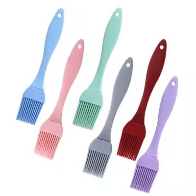 Personalized Heat Resistant Silicone Tools Desserts Baking Brush Removable Oil Non-Stick Cooking Silicone Brush