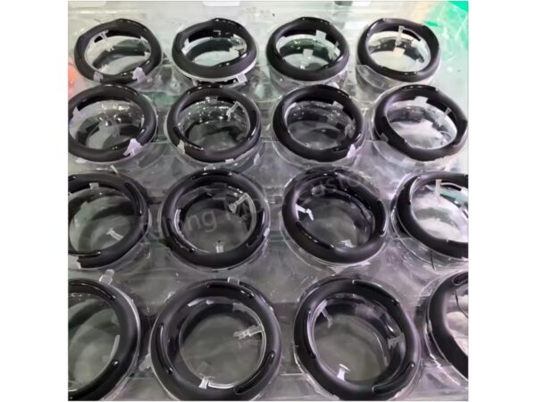 Custom Rubber Molding Silicone liquid silicone rubber molding parts overmolded with hard plastic part